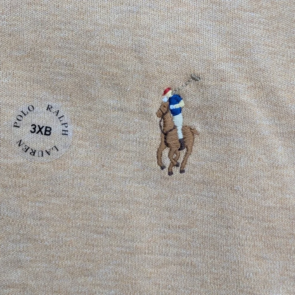 NWT Polo Ralph Lauren 3XB Camel Long Sleeve Tee